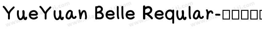 YueYuan Belle Reqular字体转换